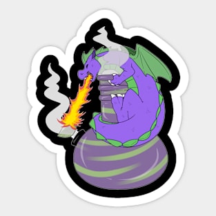 Puff the Bong Dragon Sticker